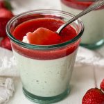 Pana cotta aux fraises