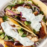 Tacos de poulet croustillant
