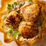 Noix de St Jacques & fondue de poireaux