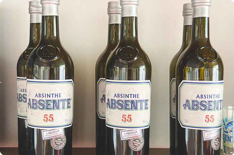 L’absinthe “absente”, l’une des spécialités