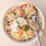 Fettuccini à la truite fumée
