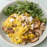 Oeufs brouillés aux champignons