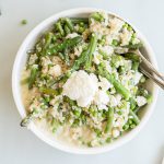 Risotto aux légumes printaniers