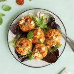 Cœurs d'artichauts farcis : chèvre & chorizo